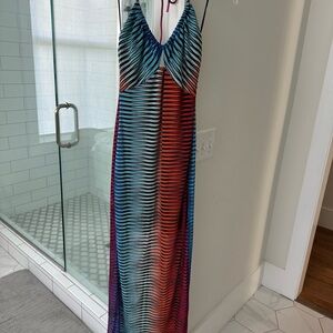 NWT Steve Madden Black and Multicolor Striped Dress